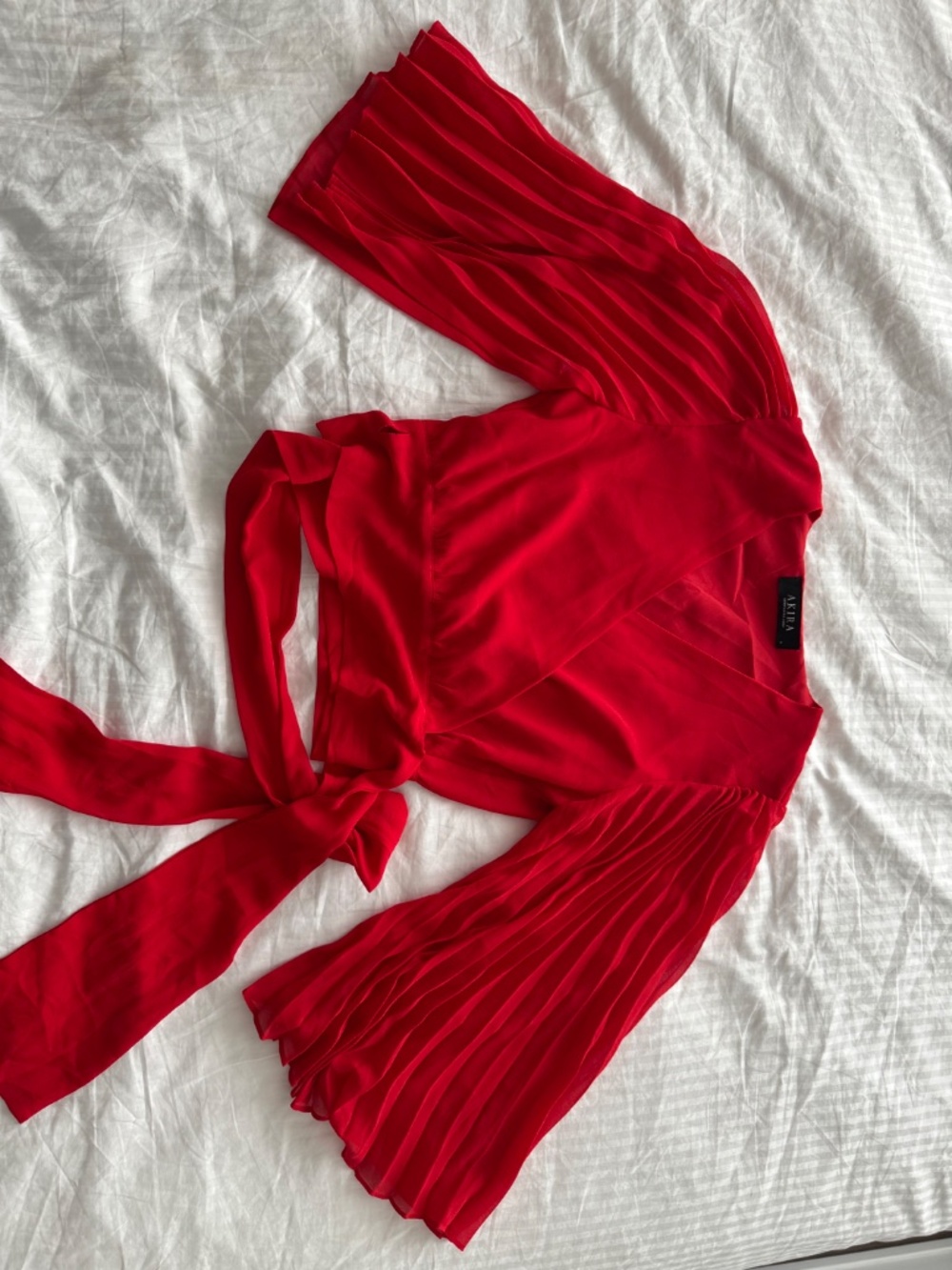 Akira Red Crop Top - Picture 2 of 7